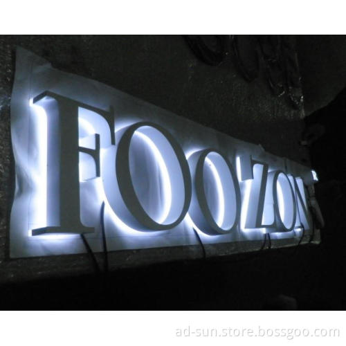 Custom Illuminated Acrylic LED Backlit Letter Sign